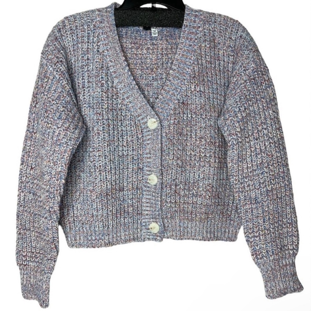 Women’s Grace+karma Marled Botton Cardigan, Size Medium new with tag